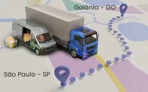 Transporte de Carga de Goiânia até São Paulo.